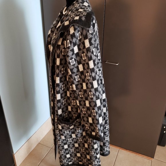 Long Warm Cardigan Sized XL Max Studio - Picture 8 of 8